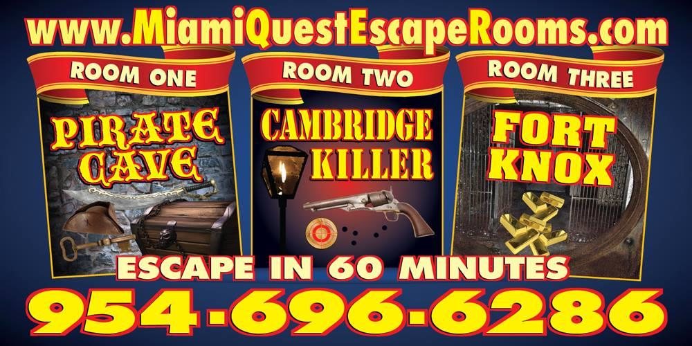 Miami Quest Escape Rooms Reviews Miami Quest Escape Rooms Reviews